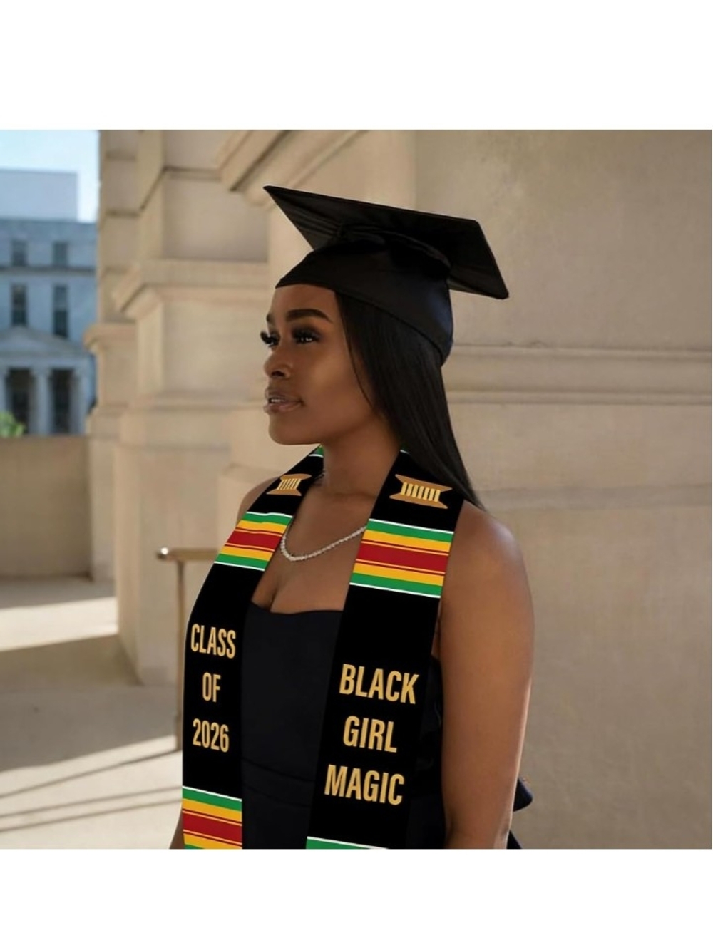 Black girl magic Graduation Sash